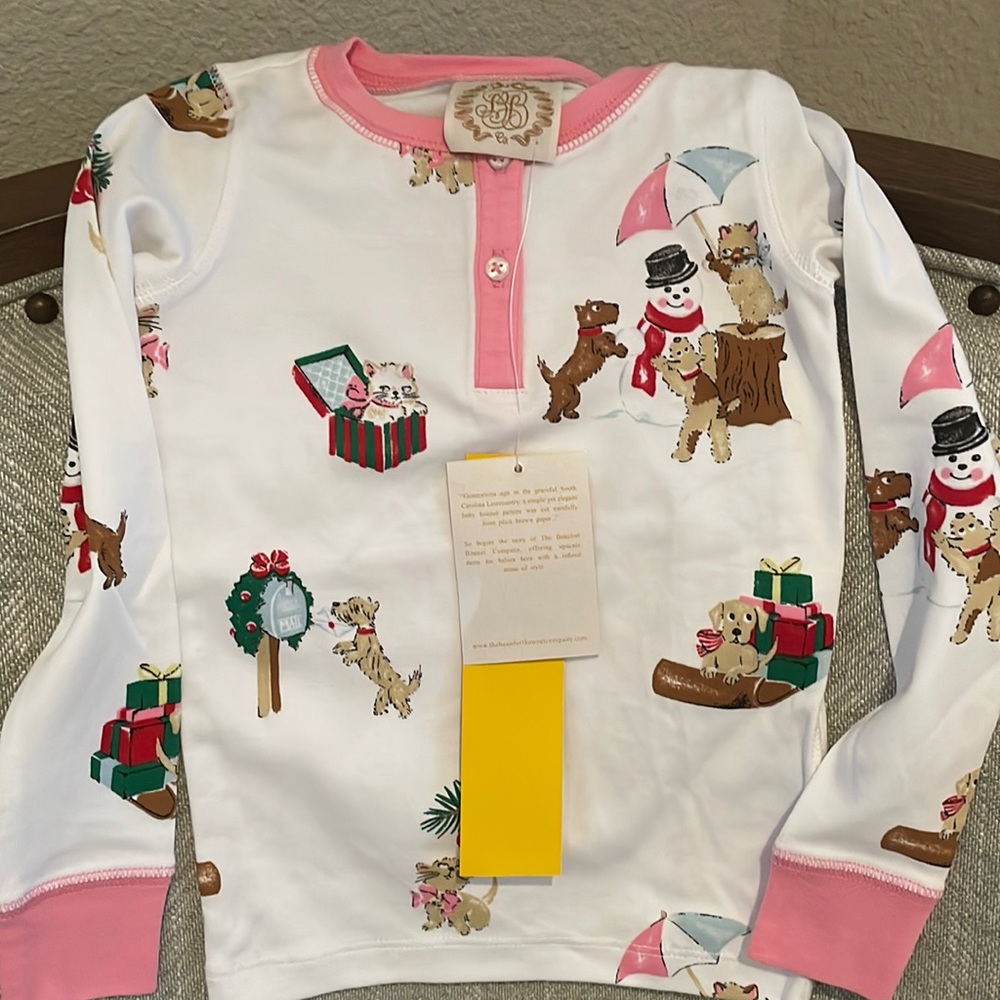 NWT The Beaufort Bonnet Company Christmas Pajamas Size 3T